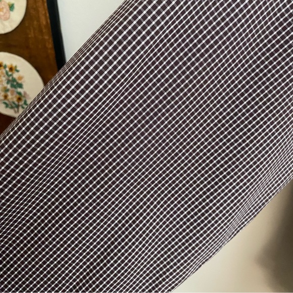 🍄3/$30 Theory Checkered Stretch Cotton Button Up Shirt - Picture 3 of 11